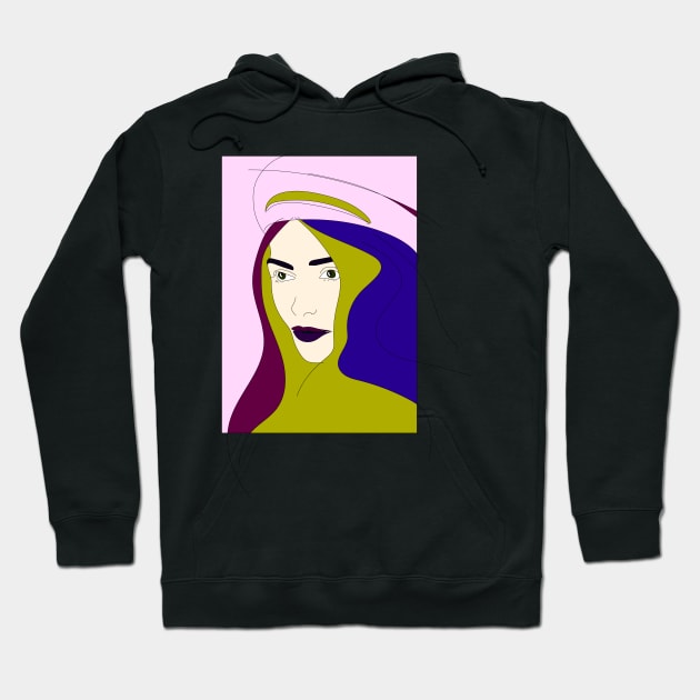 Fair #woman #girl #beauty #fineart #popart #home #decor #fashion #buyart #artprint #minimal #drawing Hoodie by Kirovair